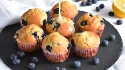 Yaban Mersinli Limonlu Muffin Nasıl Yapılır?