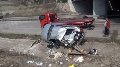 Aile, Cenazeye Gitmek İçin Yola Çıktığı Sırada Kaza Geçirdi